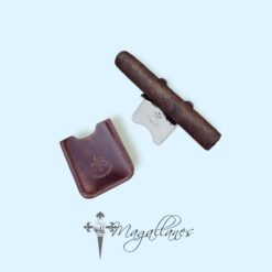 Posa Puros Les Fines Lames con funda Tostado