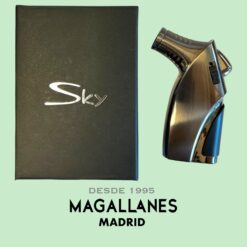 Encendedor Sky 3 Llamas Cortador Gris - Imagen 2