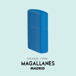 Encendedor Zippo Sky Blue Matte Logo - Imagen 5
