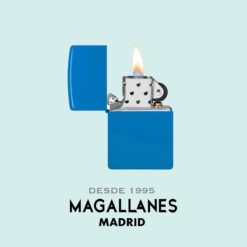 Encendedor Zippo Sky Blue Matte Logo - Imagen 4