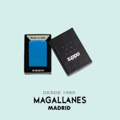 Encendedor Zippo Sky Blue Matte Logo - Imagen 2