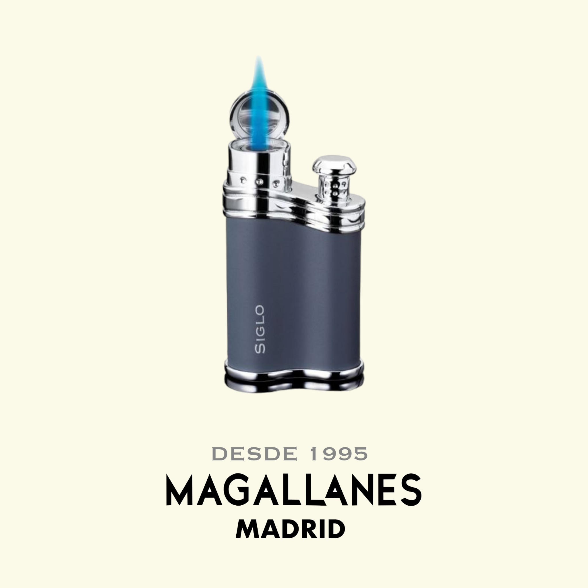 Encendedor Siglo Bean Shape Matte Grey - Imagen 3