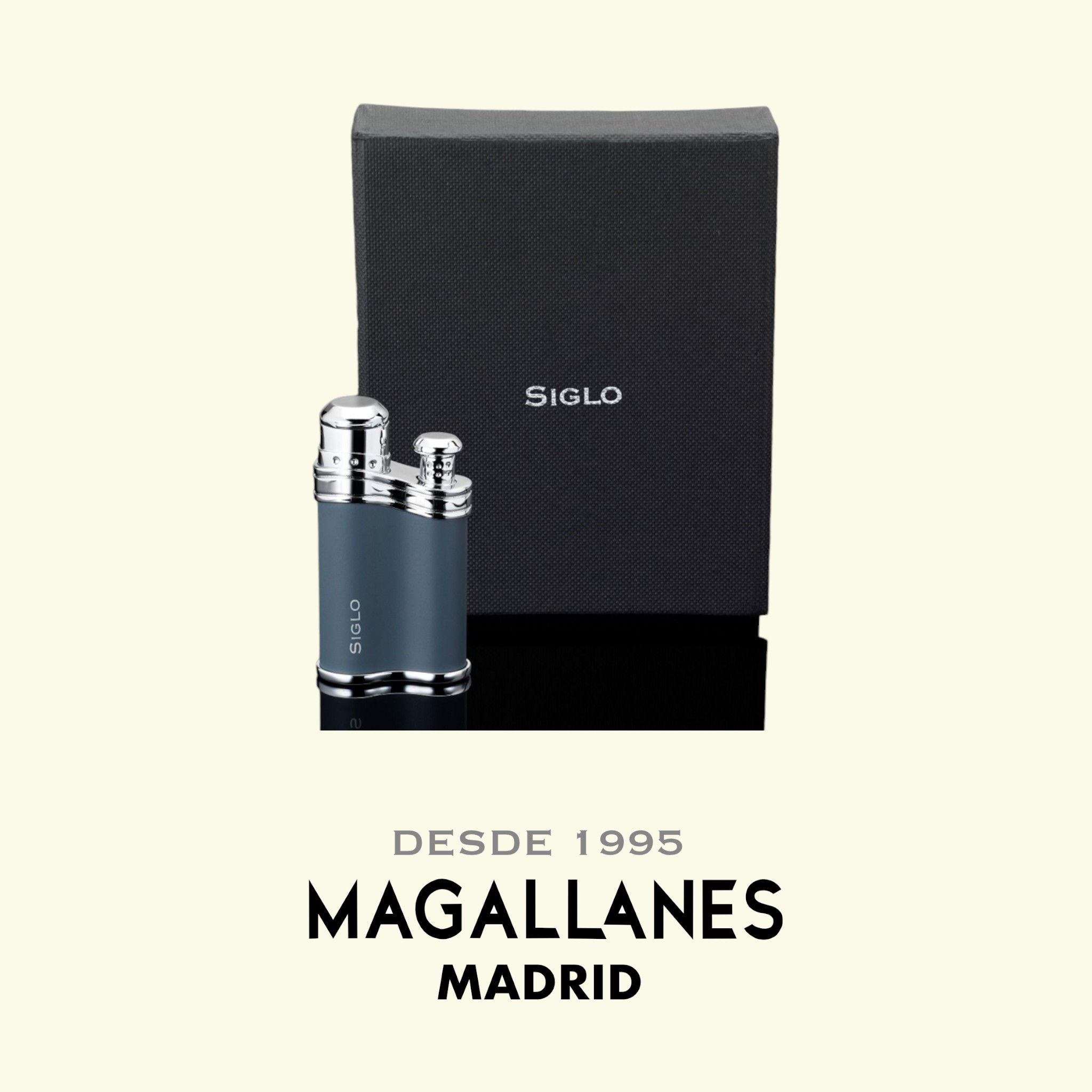 Encendedor Siglo Bean Shape Matte Grey - Imagen 2