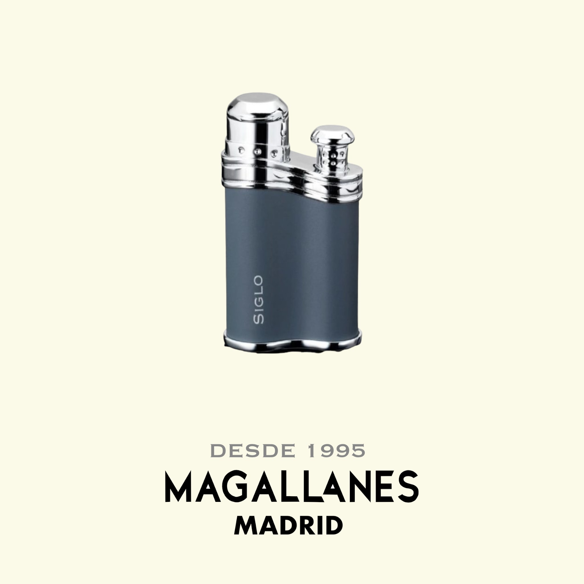 Encendedor Siglo Bean Shape Matte Grey