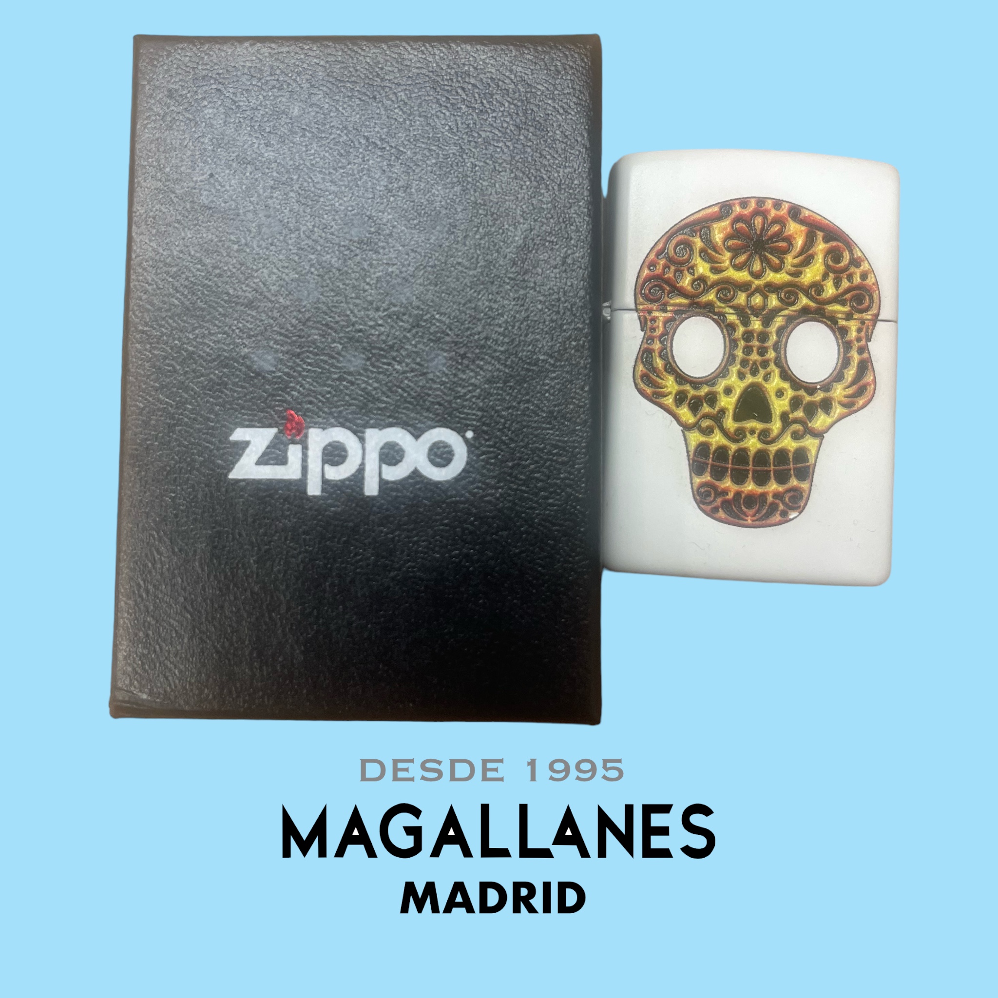 Encendedor Zippo 214 Sugar Skull - Imagen 5