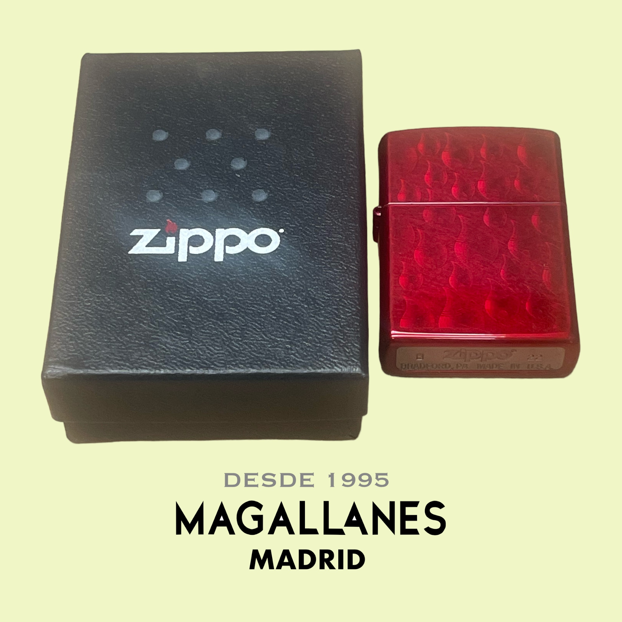 Encendedor Zippo Candy Apple Flames - Imagen 4