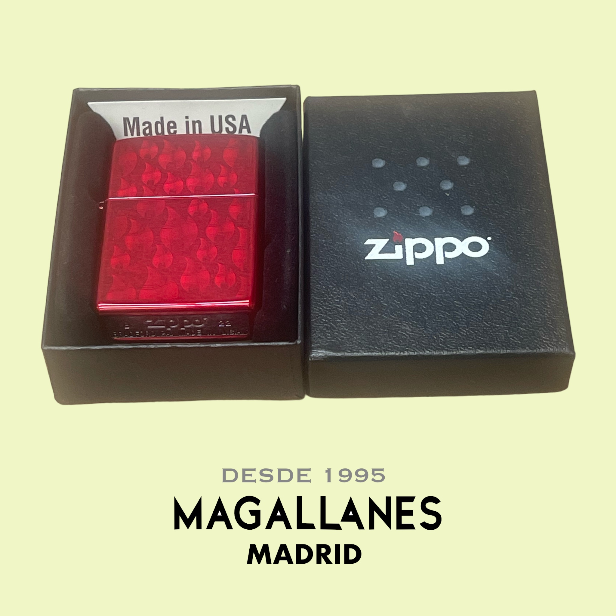 Encendedor Zippo Candy Apple Flames - Imagen 3