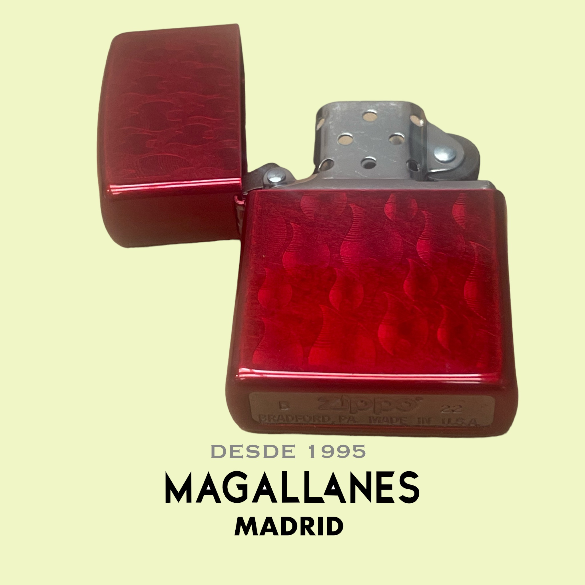 Encendedor Zippo Candy Apple Flames - Imagen 2
