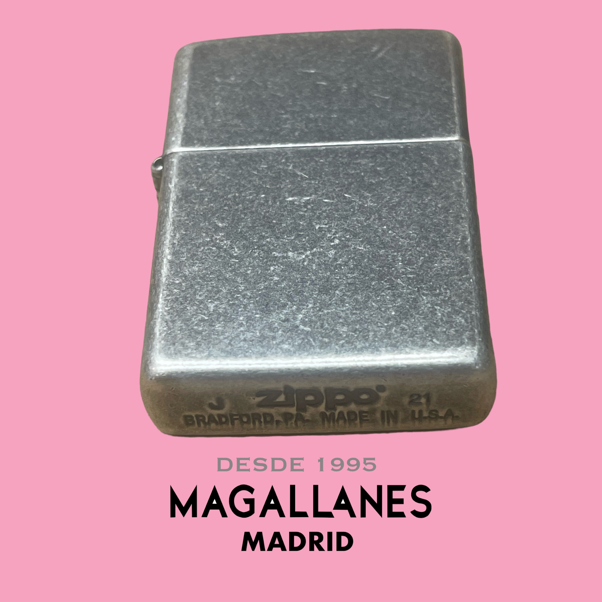 Encendedor Zippo Silver Antique