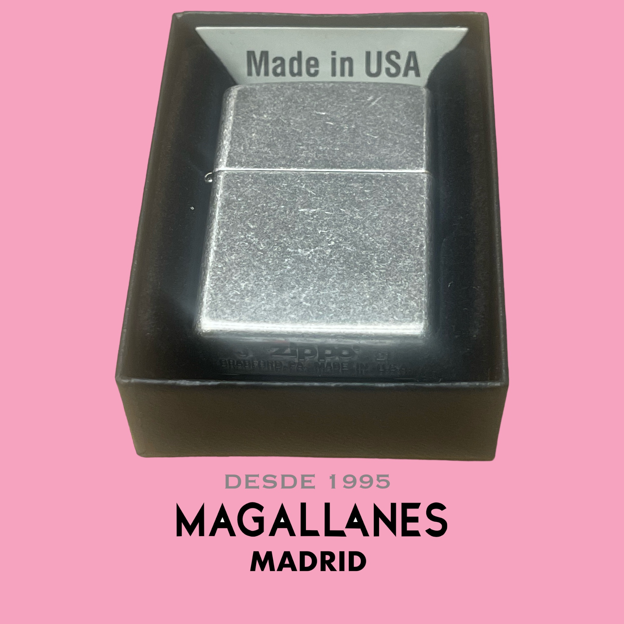 Encendedor Zippo Silver Antique - Imagen 3