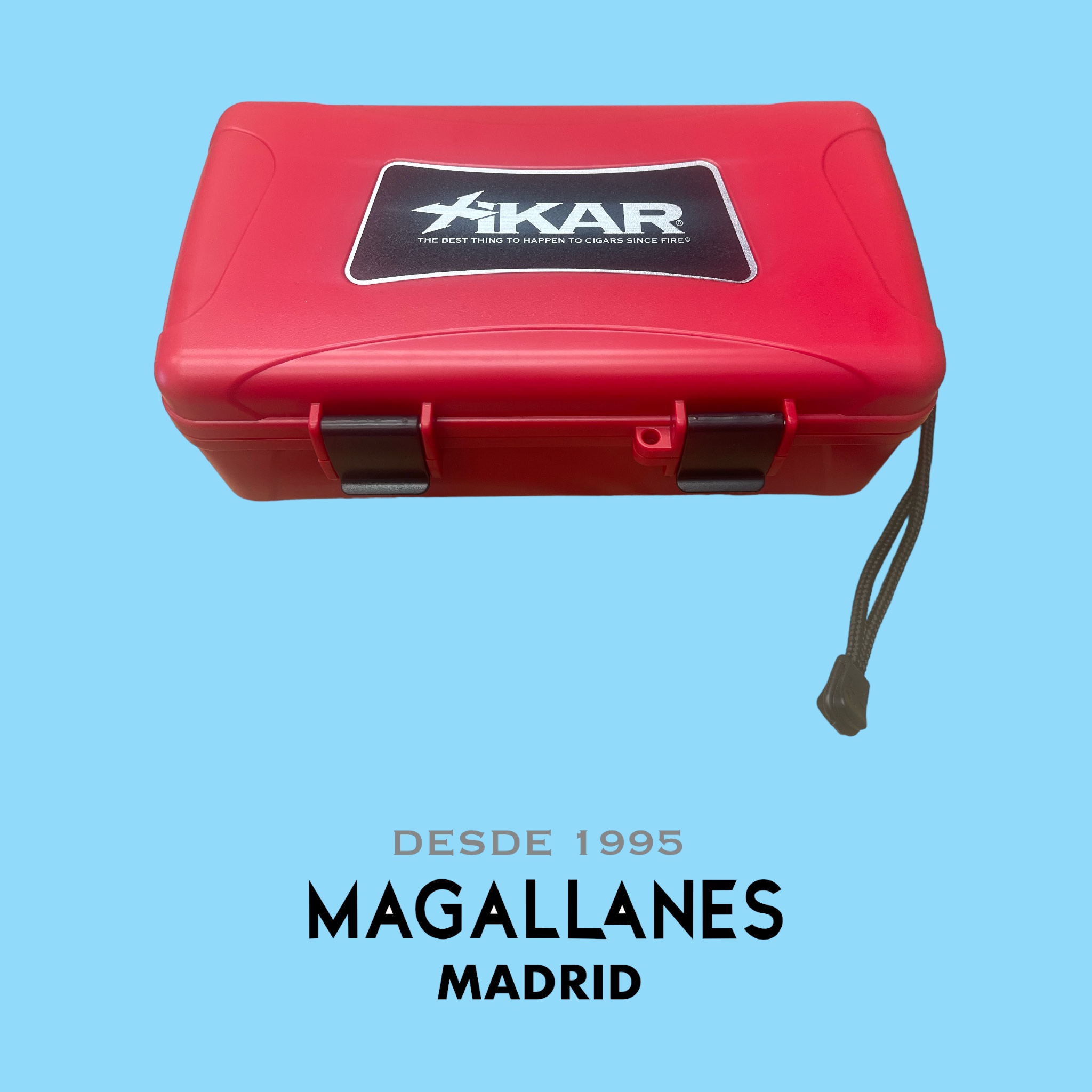 Humidor de Viaje Xikar Rojo 10 Puros