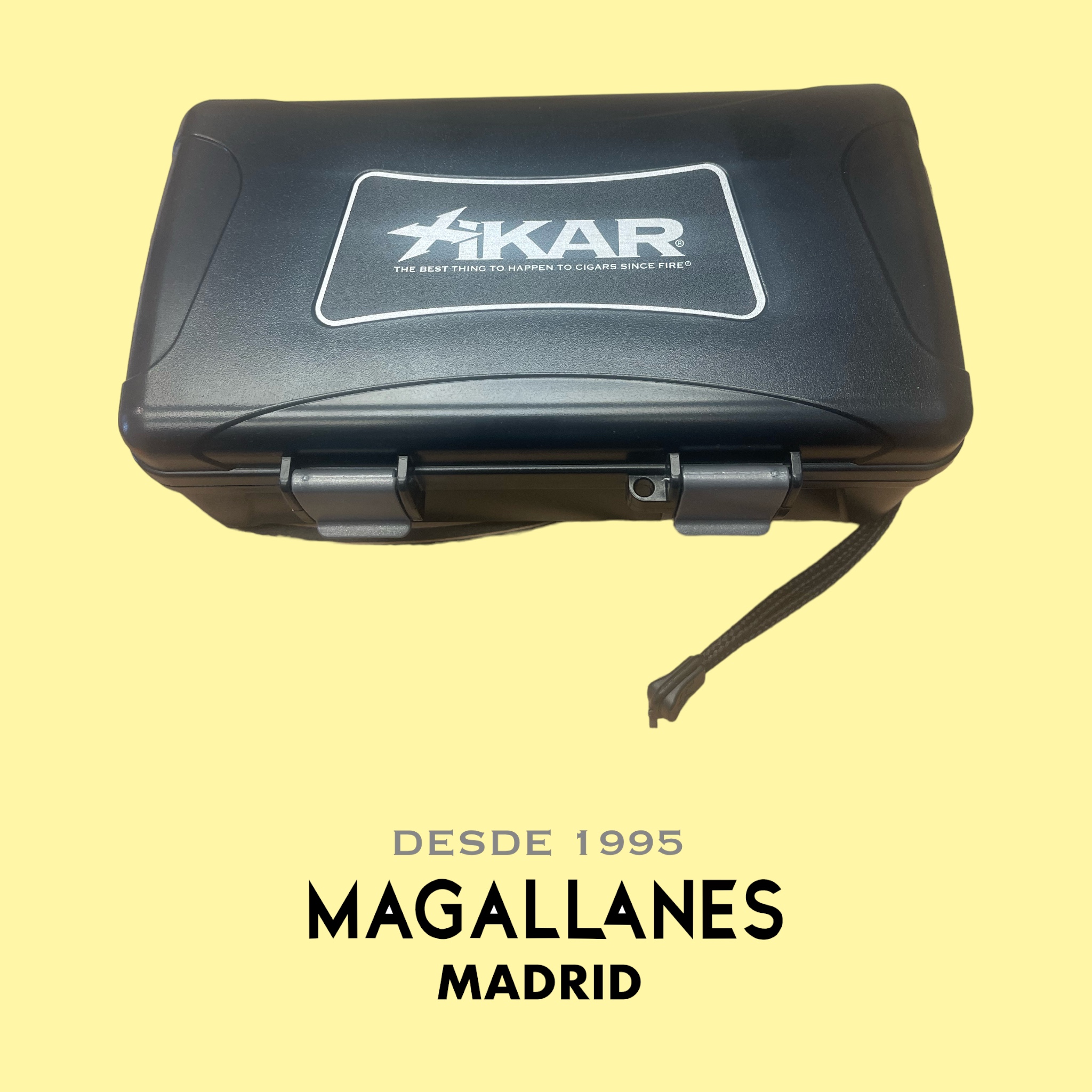 Humidor de Viaje Xikar Negro 10 Puros - Imagen 4
