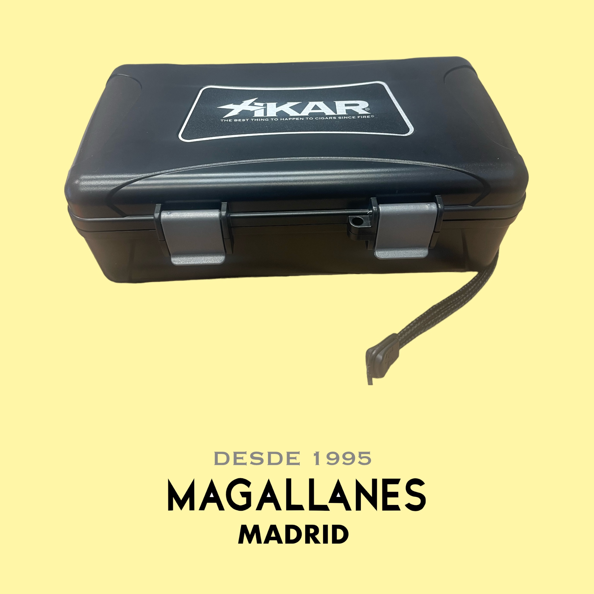 Humidor de Viaje Xikar Negro 10 Puros
