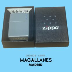 Encendedor Zippo Flat Grey Logo - Imagen 3