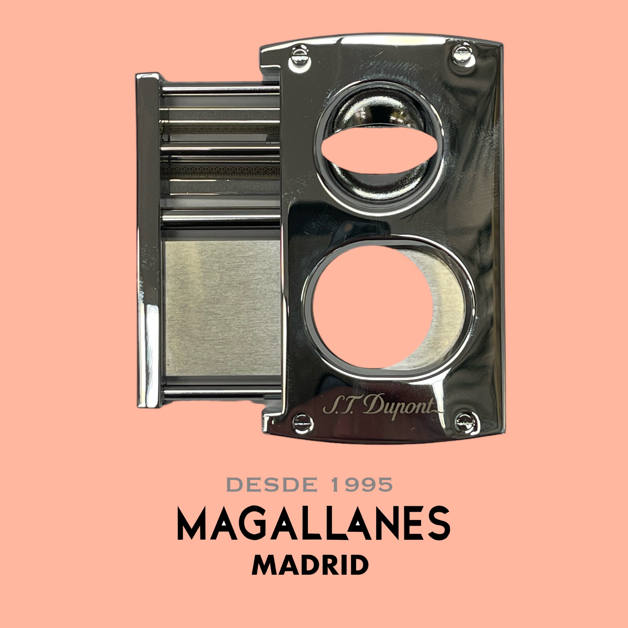 Cortador de Puros Dupont Double Chrome - Imagen 4