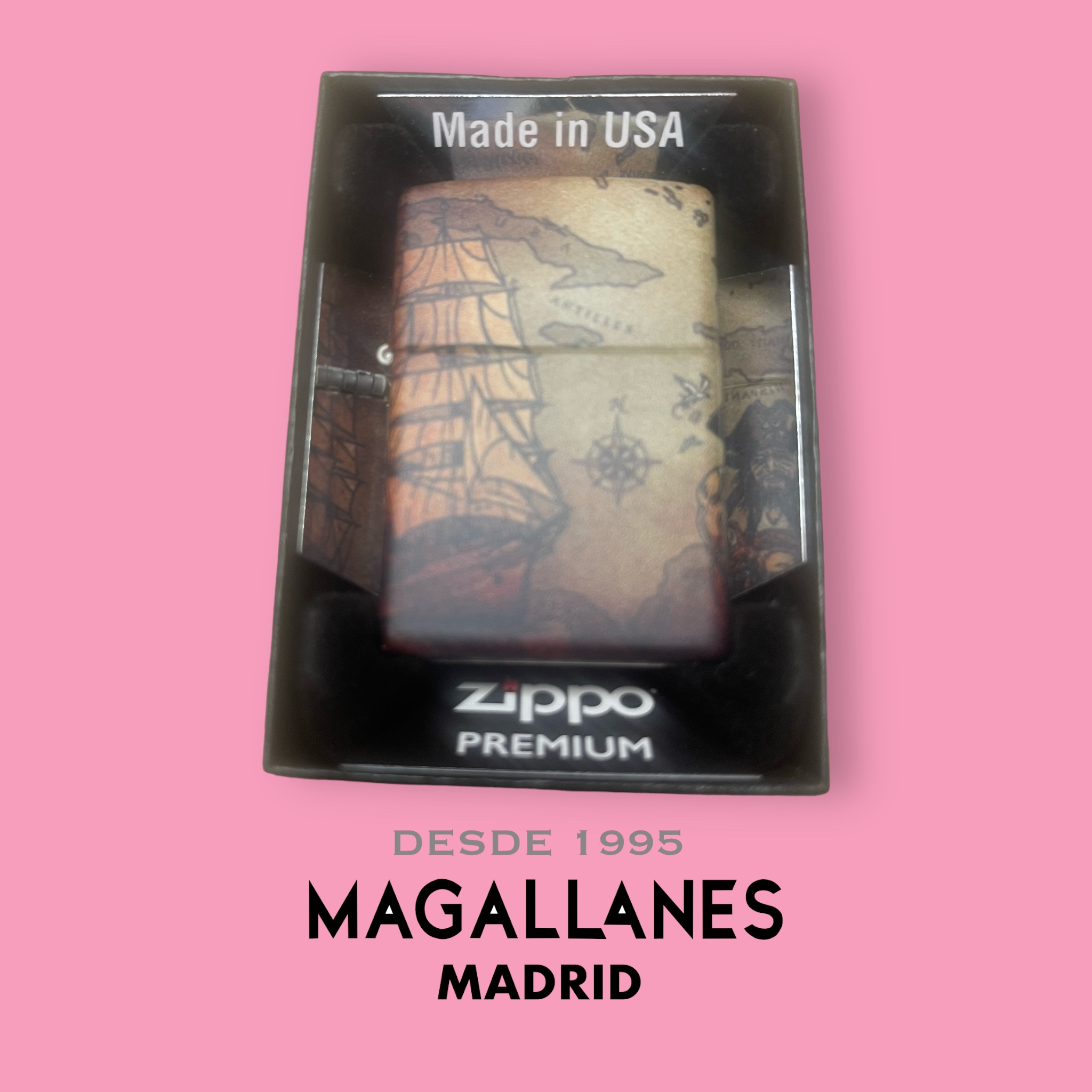 Encendedor Zippo Barco Pirata - Imagen 3