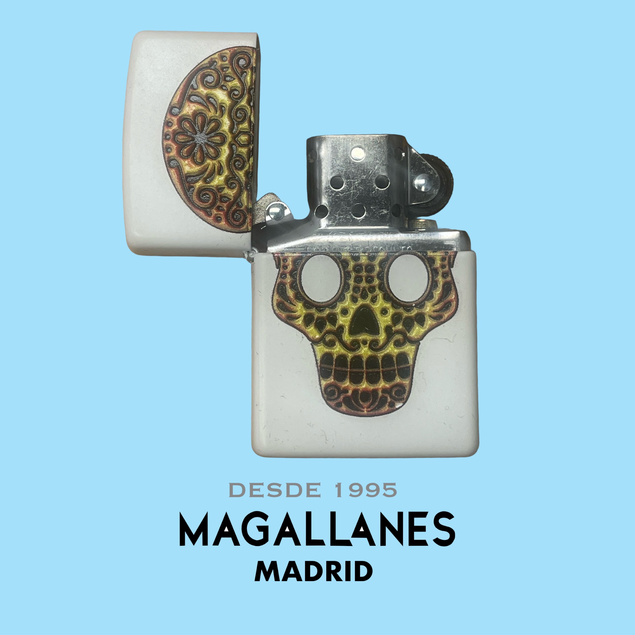 Encendedor Zippo 214 Sugar Skull - Imagen 2