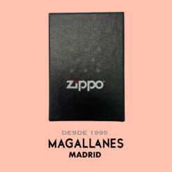 Encendedor Zippo Black Matte Borde Rojo - Imagen 3