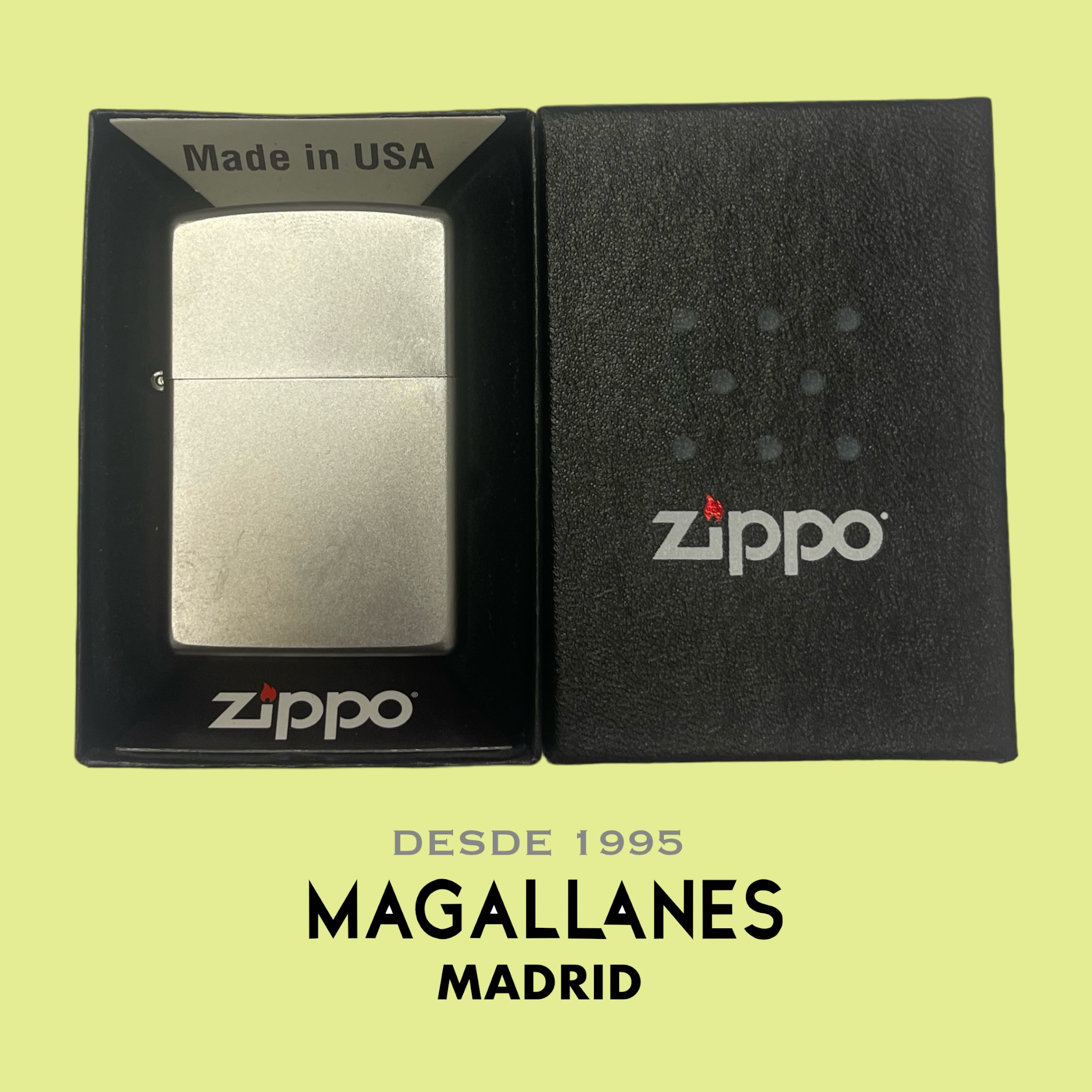 Encendedor Zippo Cromado Satinado - Imagen 4