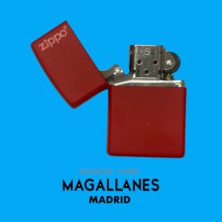 Encendedor Zippo Red Matte Logo - Imagen 3