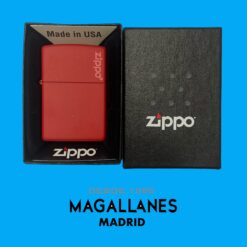Encendedor Zippo Red Matte Logo - Imagen 2