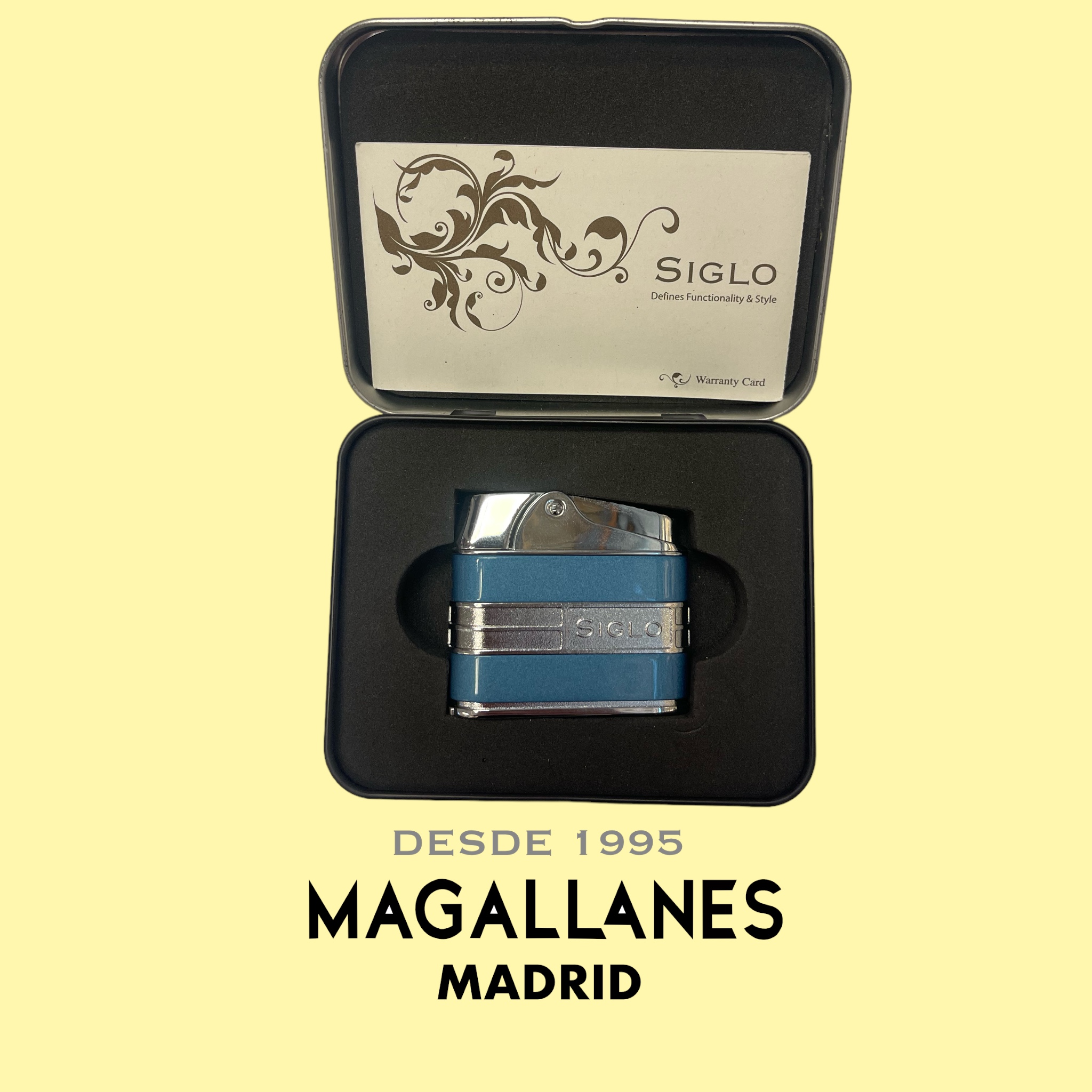 Encendedor Siglo Retro II Light Blue - Imagen 4