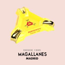 Cenicero Porcelana Montecristo Conde 3 Puros