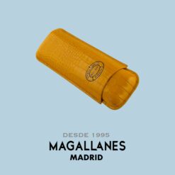 Purera De Piel Ajustable Partagás 2 Puros Mostaza